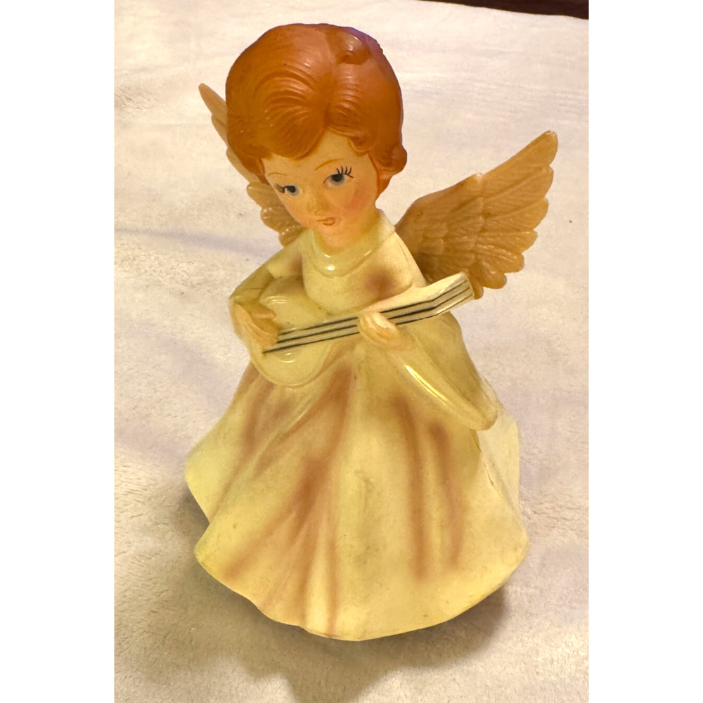 Vintage Berman Anderson‎ Musical Angel Figurine Made in Japan “Silent Night”